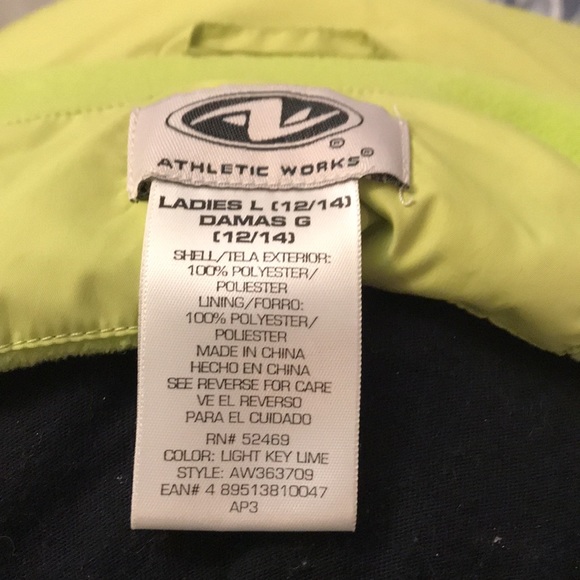 Fleece Lined Lime Green Spring Jacket - Picture 9 of 10